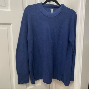 Lululemon Merino Wool Blend Ribbed Crewneck Sweater